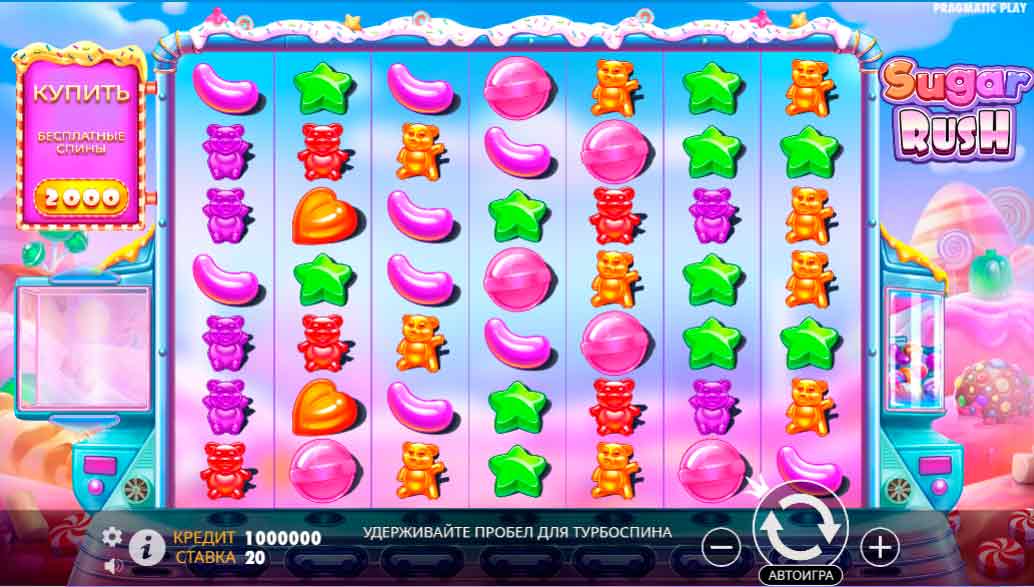 видеослот sugar rush